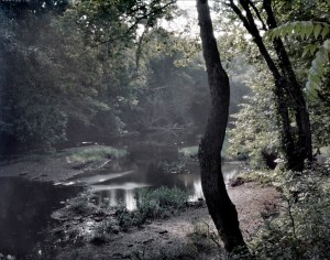 Bull Run Creek near Farm Ford, the site where Union troops crossed the creek on their way to the Manassas battlefield