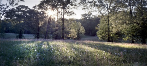 Fraley Field sunrise on the 150th anniversary of the Battle of Shiloh, TN. 2012