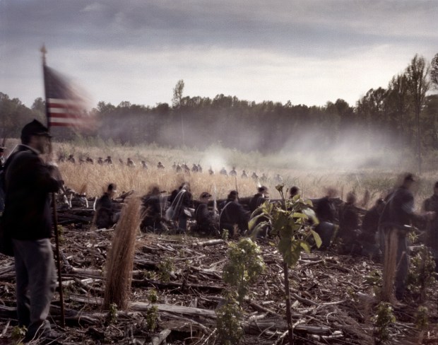 Reenactors at the Battle of Chancellorsville in Spotsylvania County, Va  2013.