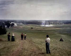 The battle begins on the Bushey Farm, at Gettysburg. 2013