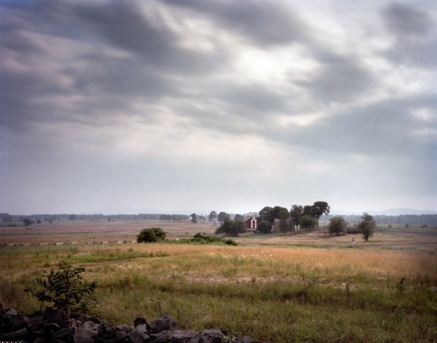 The Codori Farm on the Emmitsburg Road on the Battlefield at Gettysburg. 2013