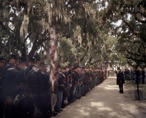 Reenactment at Boone Hall Plantation