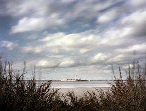 Fort Sumter in Charleston Harbor as seen from Morris Island 2013