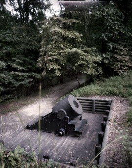 "The Dictator" a giant Union mortar used during the Siege of Petersburg
