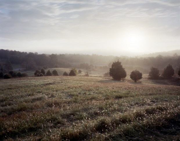 The Confederate point of view on the Battlefield at Fisher's Hill, Va 2014