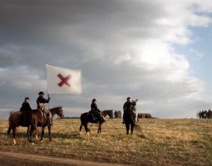 Brig. Gen. Darrell Markijohn rallies the troops at Cedar Creek in 2014