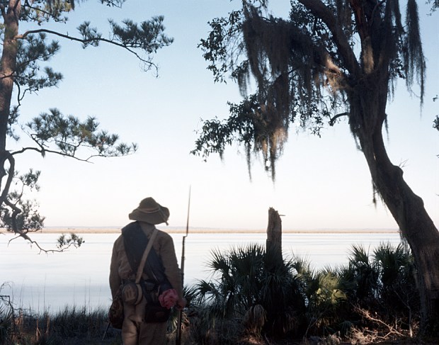 The Ogeechee River at Fort McAllister in Richmond Hill, Ga. Sherman's capture of the Rebel held fort would lead to his occupation of Savannah in 1864. 