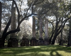 The ruins of Confederate Wade Hampton's home in Columbia, SC