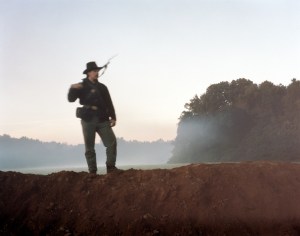 Union reenactor in Henrico County Va