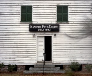 Pursuing Federal troops caught up with the Confederates here at Namozine Church on April 3rd. 1865