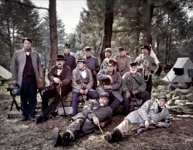 Reenactors of the Southern Divison in Elizabethtown, Pennsylvania 2012
